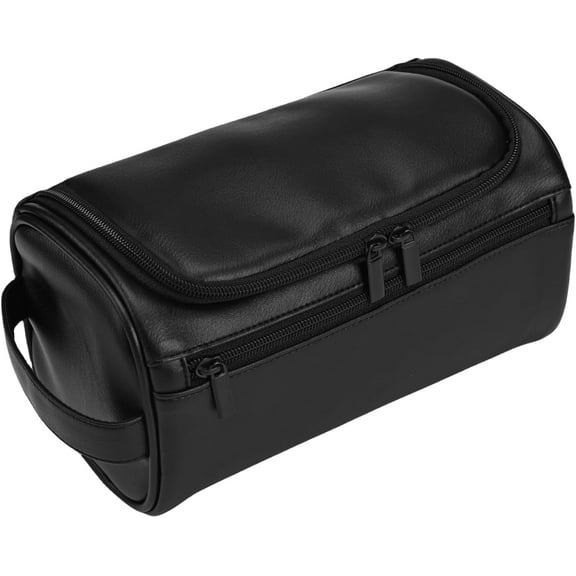 Personalized Travel Size Toiletries for Men Durable and Stylish Travel Organizer for Travel, Grooming and Personal Care, Waterproof Leather Travel Essentials 