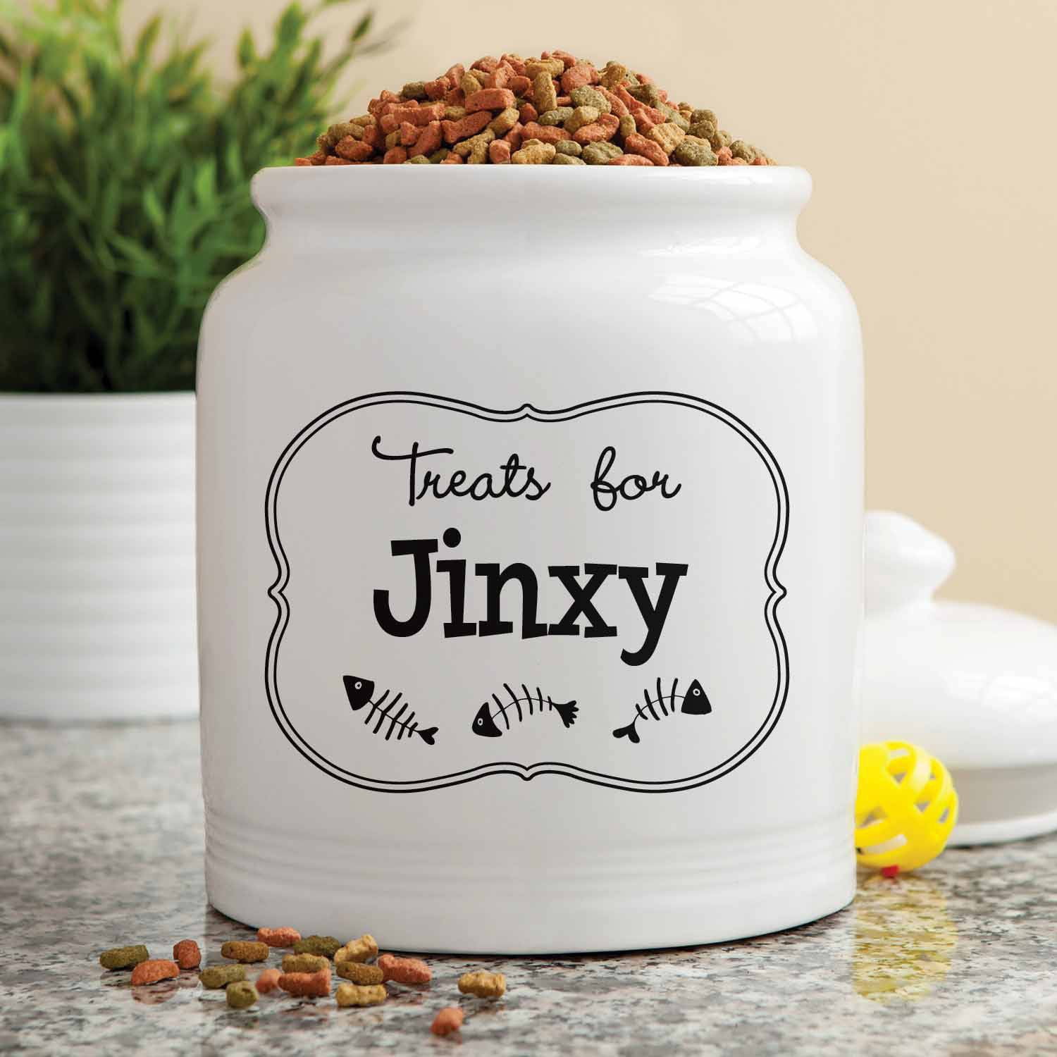 Personalized Treats For Kitty Treat Jar