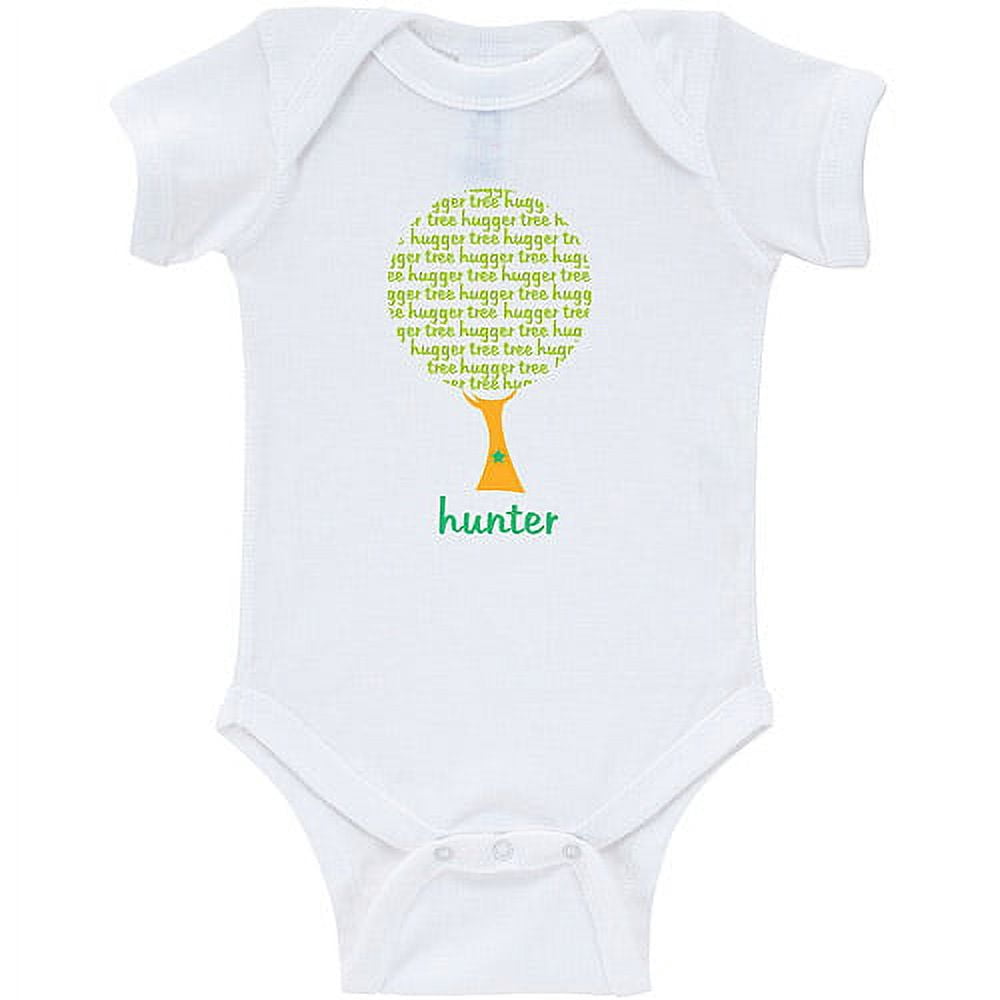 Personalized Tree Hugger Baby Boy Creeper
