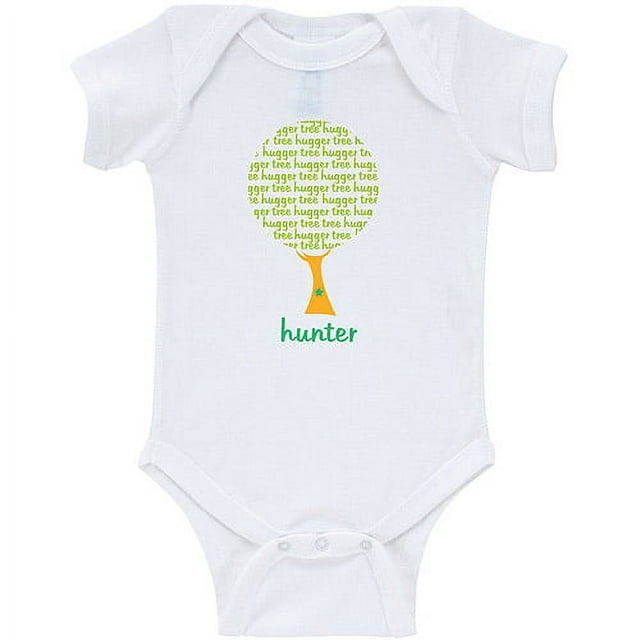 Personalized Tree Hugger Baby Boy Creeper