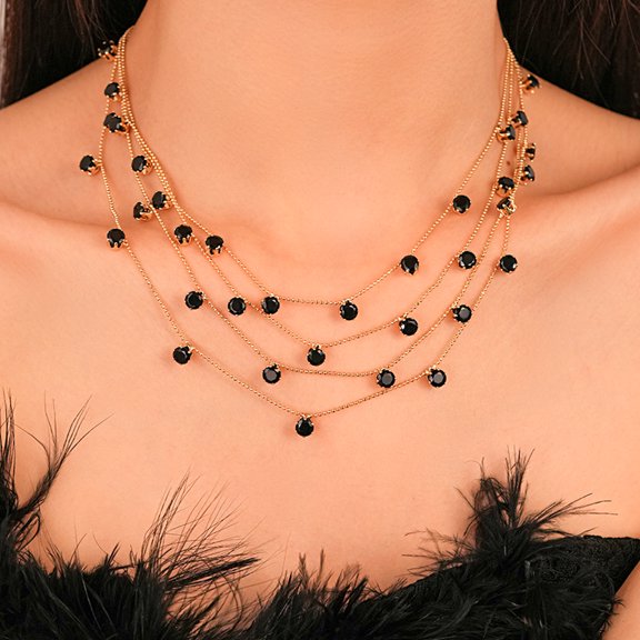 Personalized Trendy Clavicle Chain Exaggerated Light Luxury