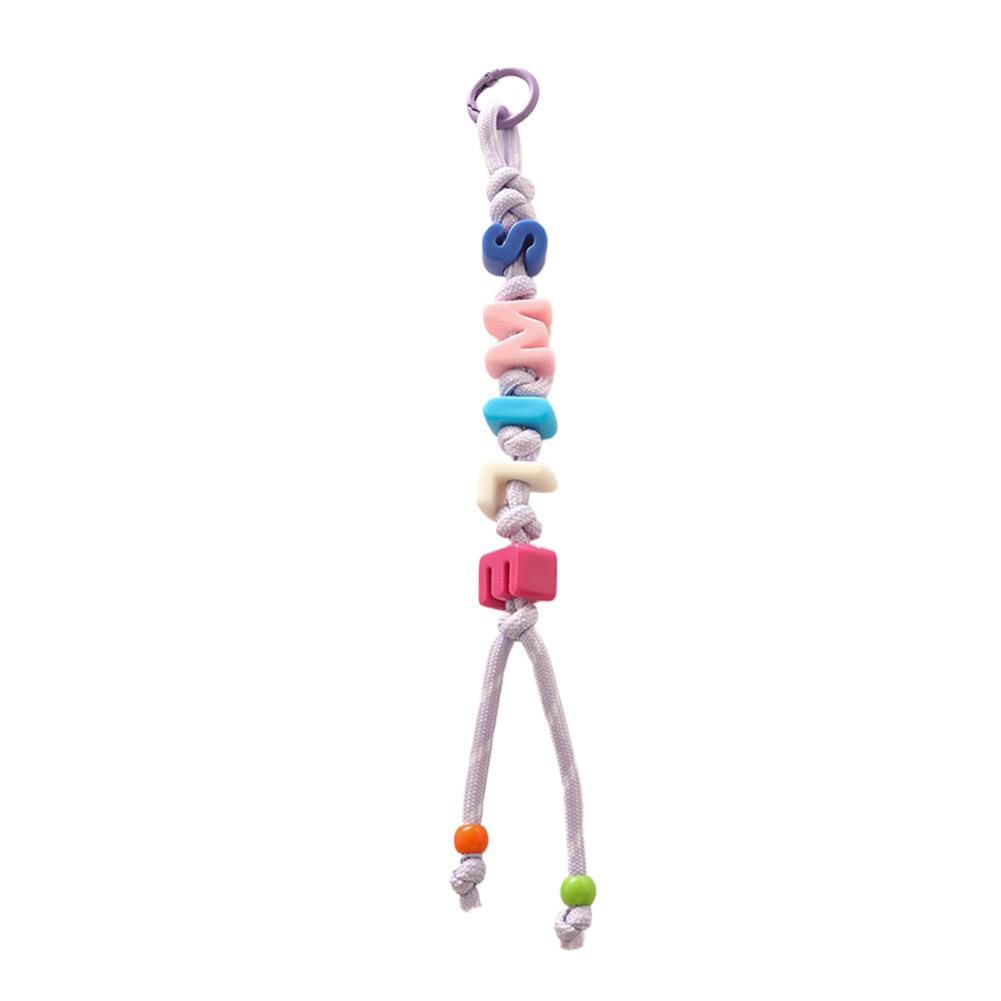 Personalized Trendy Creative Letter Knot Hand Rope Hand Versatile Key ...