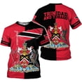 thumbnail image 1 of Personalized Trinidad & Tobago Shirts Trinidad and Tobago Coat of Arms Flag 3D Shirts Trinidad Pride Gift (5XL), 1 of 4