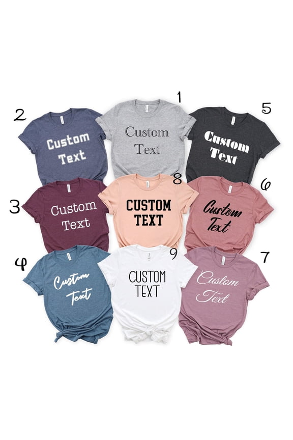 Personalized Tshirt Custom TShirts Custom Shirt Personalized Shirt Custom Shirt Printing C
