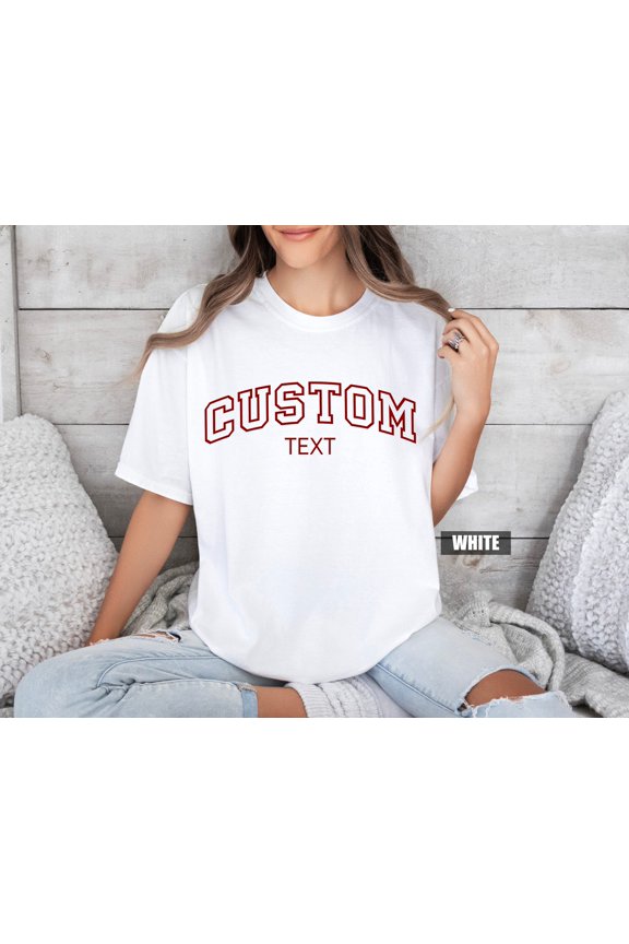 Personalized Tshirt Custom Text amp Logo