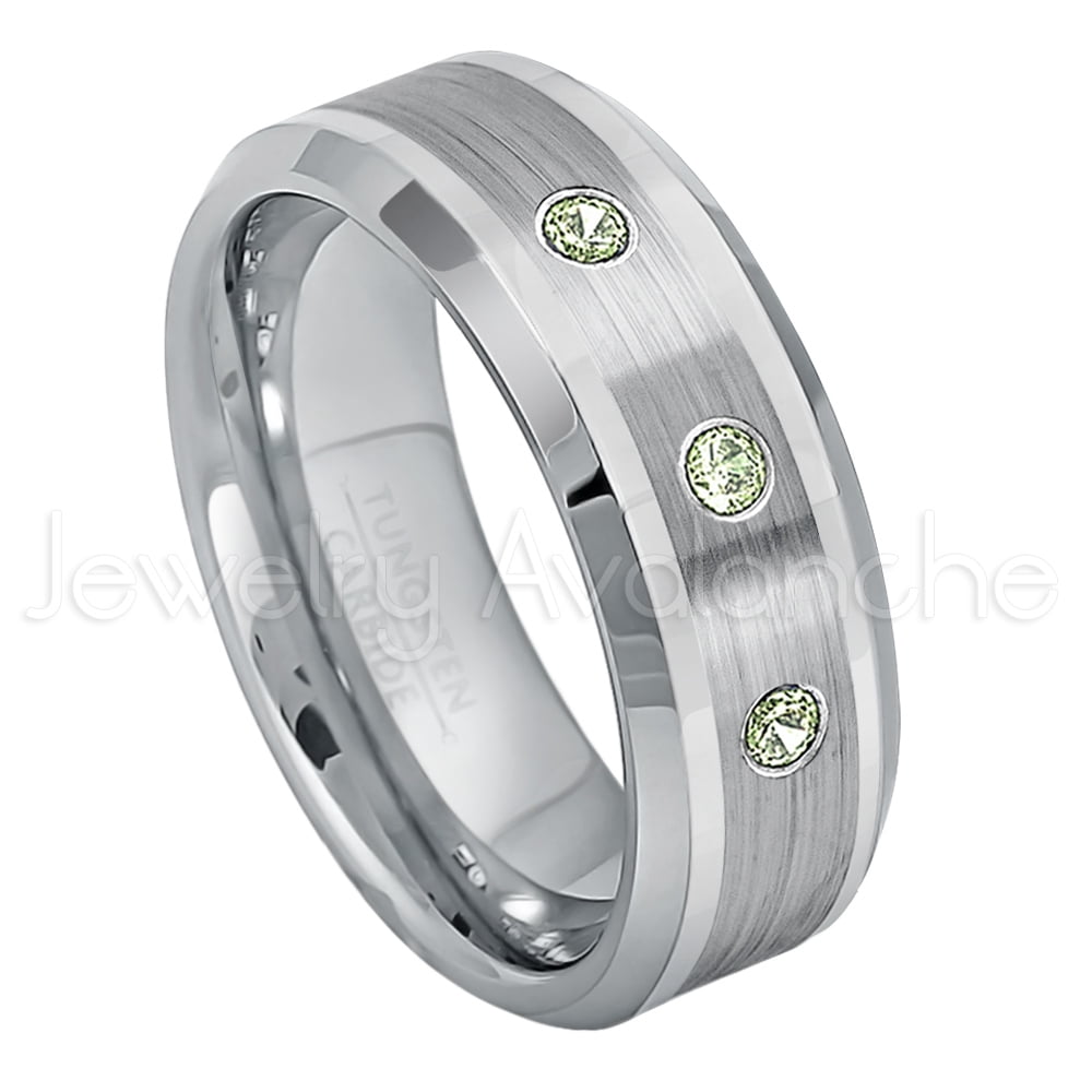 Custom tungsten hot sale wedding bands