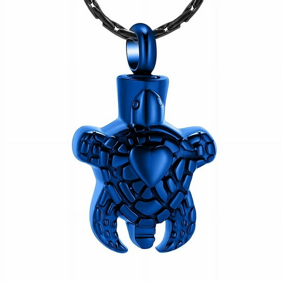 Personalized Turtle Cremation Jewelry for Ashes Urn Necklace Lockets for Human Ashes Pet Ashes Holder