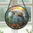 thumbnail image 1 of Personalized Turtle Suncatcher Stained Glass, Turtle Stained Glass Window Hanging Turtle Sun Catchers Indoor Window Décor YRWJOy, 1 of 5