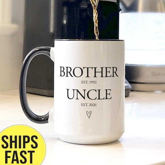 Personalized Uncle Coffee Mug Promoted To Uncle Gifts For Uncle