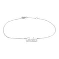 thumbnail image 1 of Personalized Underscore Script Anklet, 1 of 2