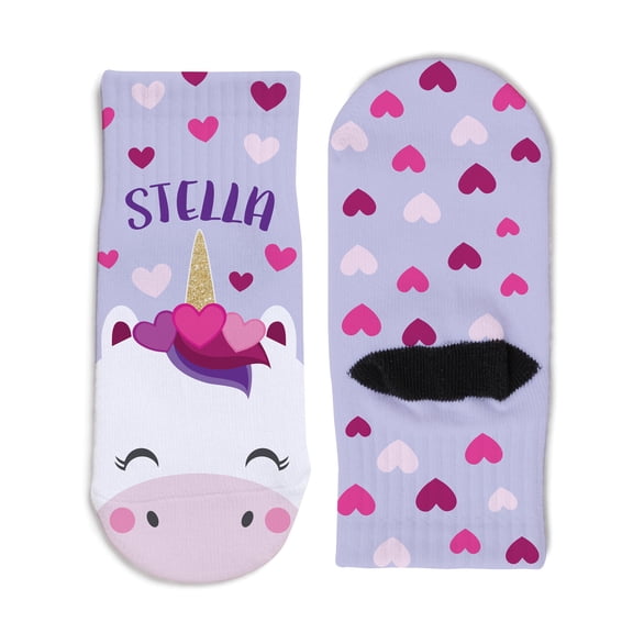 Personalized Unicorn Toddler Socks