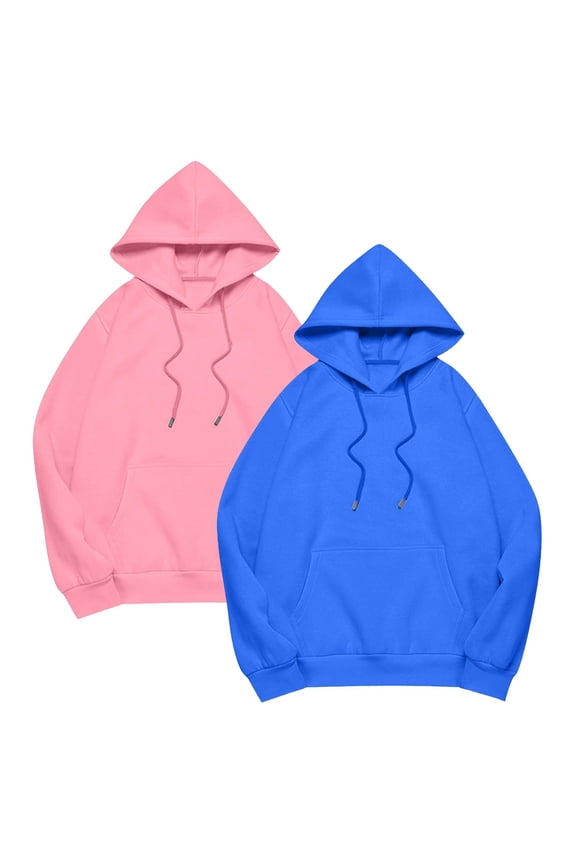 Personalized Unisex Pullover Custom Text Design Comfort Fit Casual Long Sleeve Sweatshirt Blue S