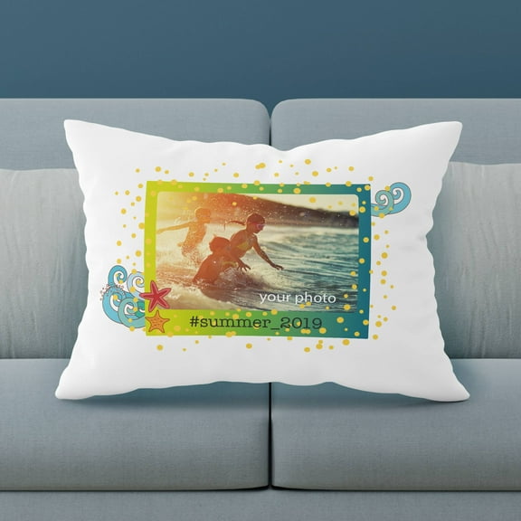 Personalized Vacation Pillow Case with Picture