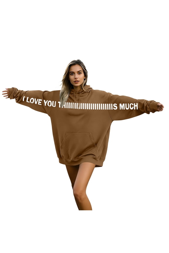 Personalized Valentine'S Day Hoodies For Women Men Oversized Y2K Long Sleeve Couple Pullover Top Unisex