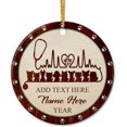 thumbnail image 1 of Personalized Veterinarian Ceramic Christmas 2025 Ornament, Vet Tech Xmas Gift, Custom Text & Year & Name, Best Veterinarian Ever, 1 of 6