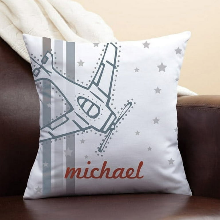 Airplane on sale throw pillow