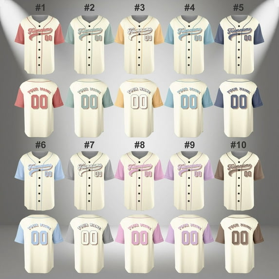 Personalized Vintage Team Name And Number Baseball Jersey, Custom Baseball Jersey Shirt, Baseball Jersey Uniform For Baseball Fans Lovers