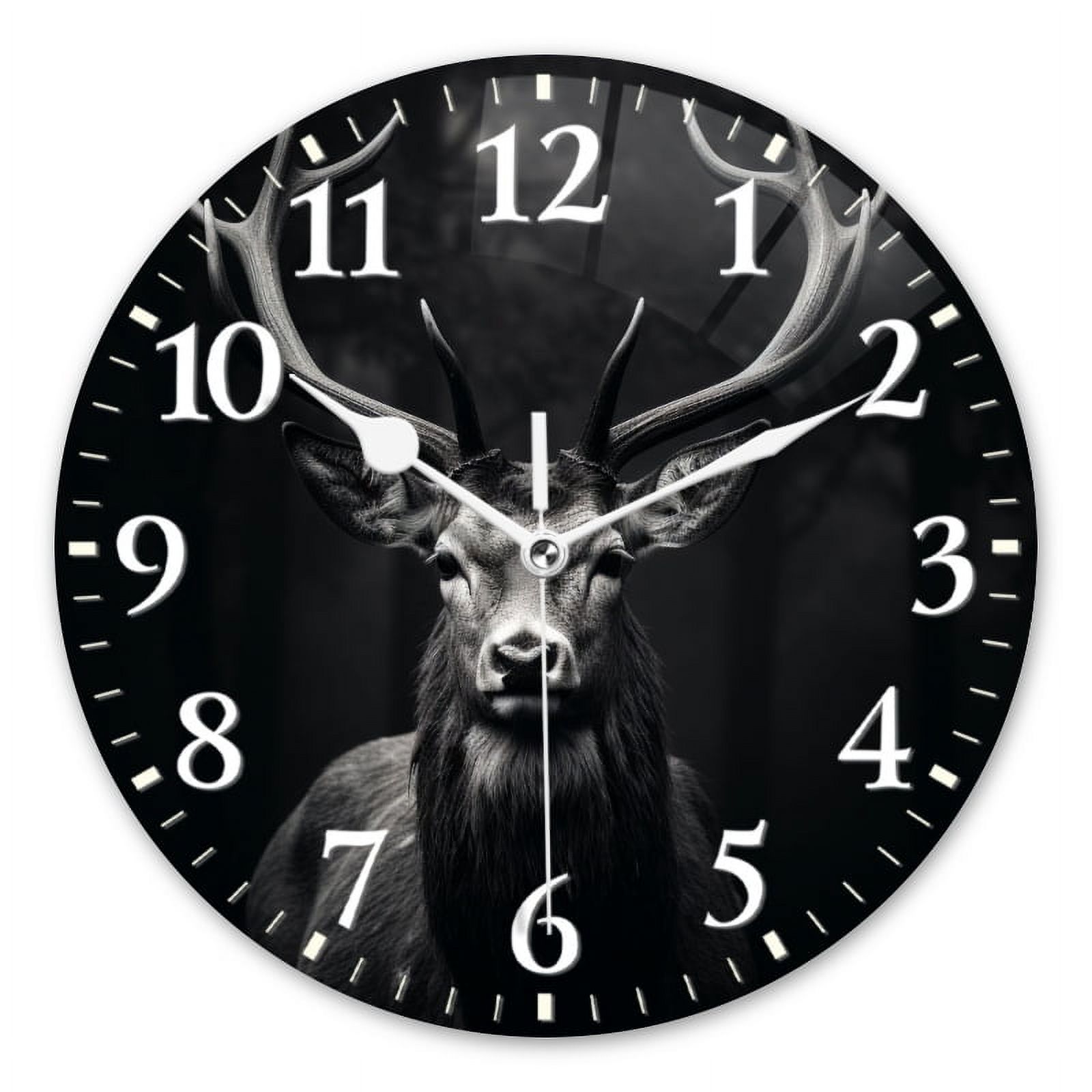 Personalized Wall Clock Non-Ticking Silent Clocks Battery Operated ...