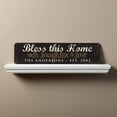 thumbnail image 1 of Personalized Wall Sign - Bless This Home Mocha, 1 of 1