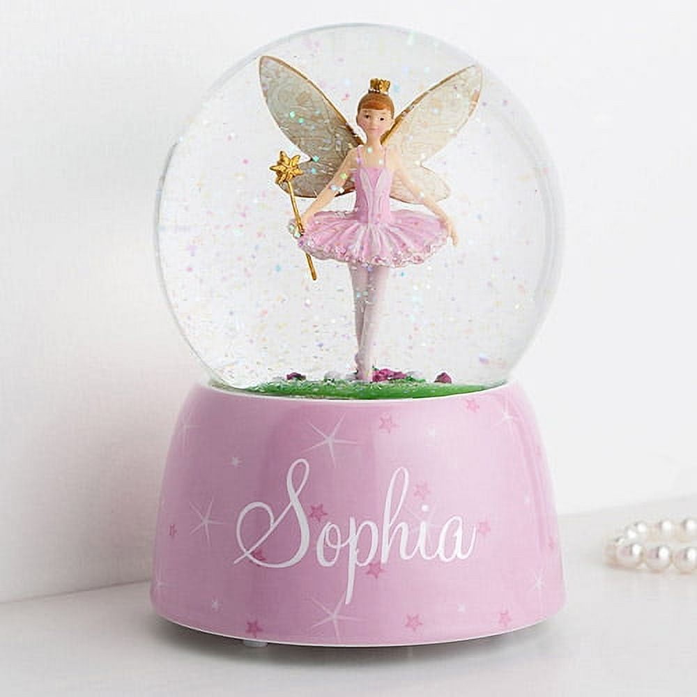 Personalized Water Globe - Ballerina Fairy Musical