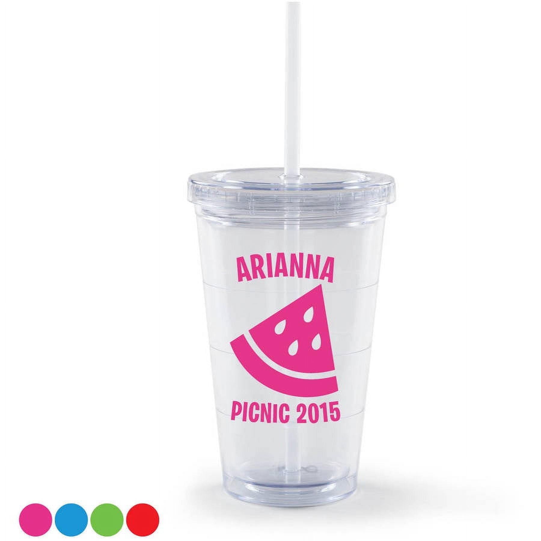 Personalized Watermelon Acrylic Tumbler
