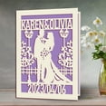 thumbnail image 1 of Personalized Wedding Card for Bride and Groom,Congratulations Wedding Greeting Card with Envelope,Customized Names and Date, Multi Colors Paper Inlay Blank Inside, 1 of 6