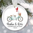 thumbnail image 1 of Personalized Wedding Christmas Ornaments, Christmas Decorations for Our 60th Anniversary, Wedding Gift Ornament, Wedding Anniversary Christmas Ornaments, Married Christmas Ornament, 1 of 1