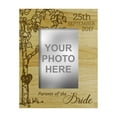 thumbnail image 1 of Personalized Wedding Day Engraved Wood Picture Frame With Date - 4 x 6 Inches Horizontal Gift, 1 of 1
