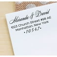 thumbnail image 1 of Personalized Wedding Invitation Stamp Custom Self Inking Return Address Stamper, 1 of 1
