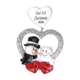 thumbnail image 1 of Personalized Wedding Ornaments - Mr Mrs Ornaments 2024 - Cute Just Married Snowman Ornament, Our First Christmas Married Ornament, Newlywed Christmas Ornament 2024- Free Customization, 1 of 10
