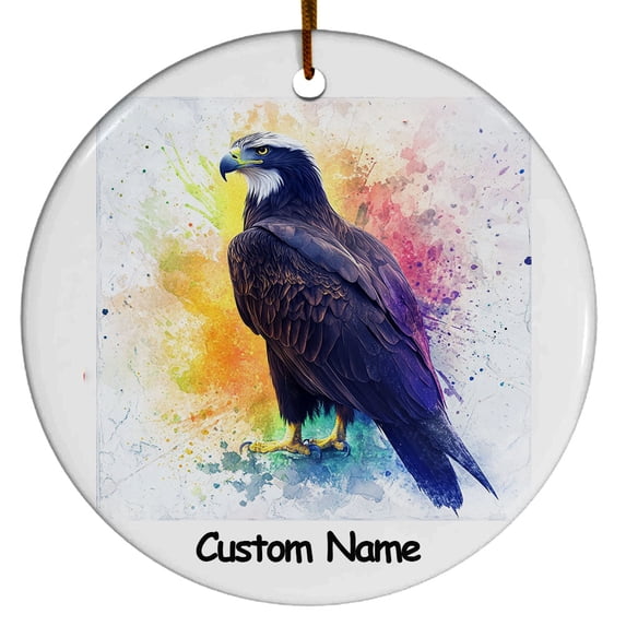 Personalized Wedge-tailed Eagle Ornament, Custom Ornament for Animal Lover, Ideal Gift for Men, Women, Best Friend, Gift for Christmas, Birthday, Father's Day, Mother's day