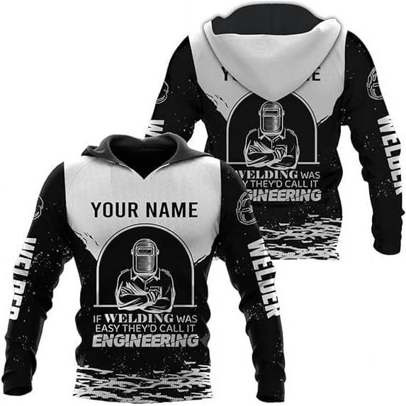 Personalized Welder Hoodies, Welder 3D Hoodie Welding Shirt Hoodie, Tshirt, Zip Hoodie, Sweatshirt For Men Women (Hoodie, S)