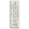 thumbnail image 1 of Personalized Where There Is Love There Is Life 9x27 Canvas, 1 of 1