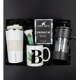 thumbnail image 1 of Personalized White 500 ML Steel Thermos & Alerya Premium Filter Coffee & Black French Press & Letter Cup & Wellas, 1 of 1