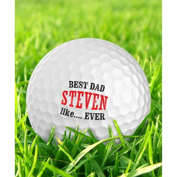 Personalized White Golf Balls