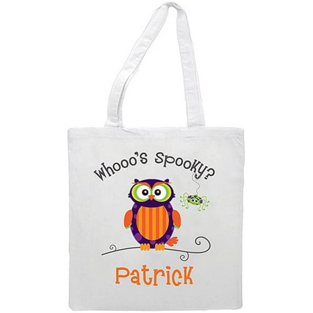 Personalized Whooo's Spooky? Treat Bag