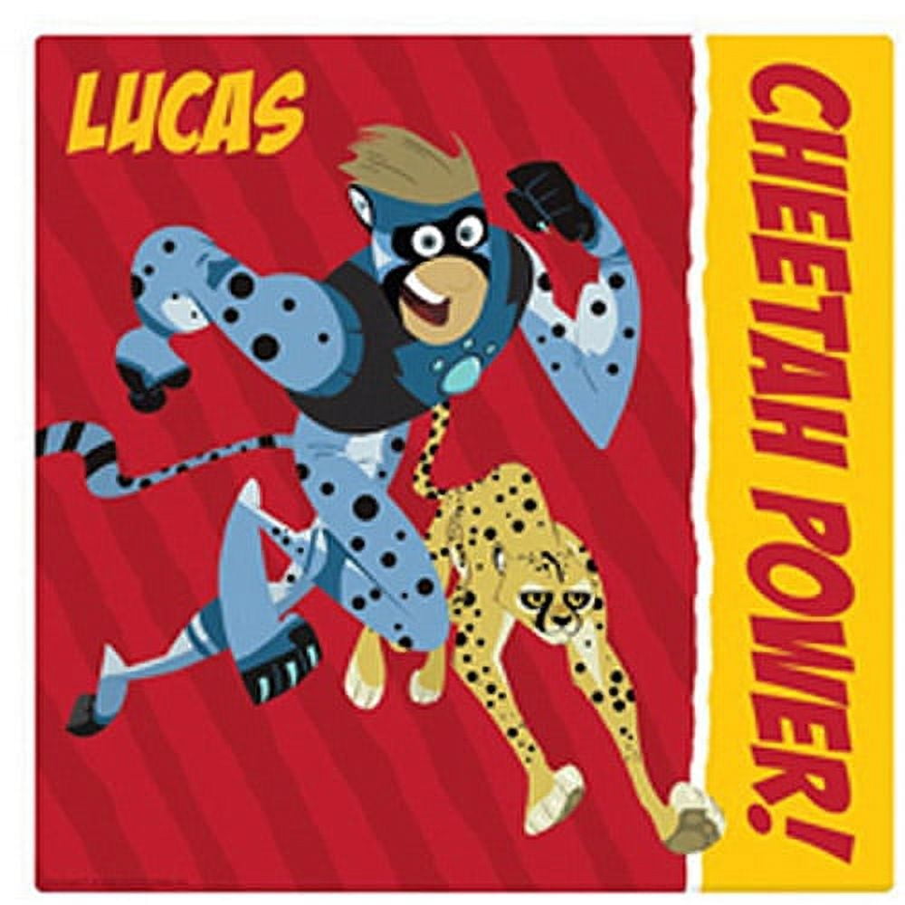 Personalized Wild Kratts Cheetah Power 11" x 11" Canvas Wall Art