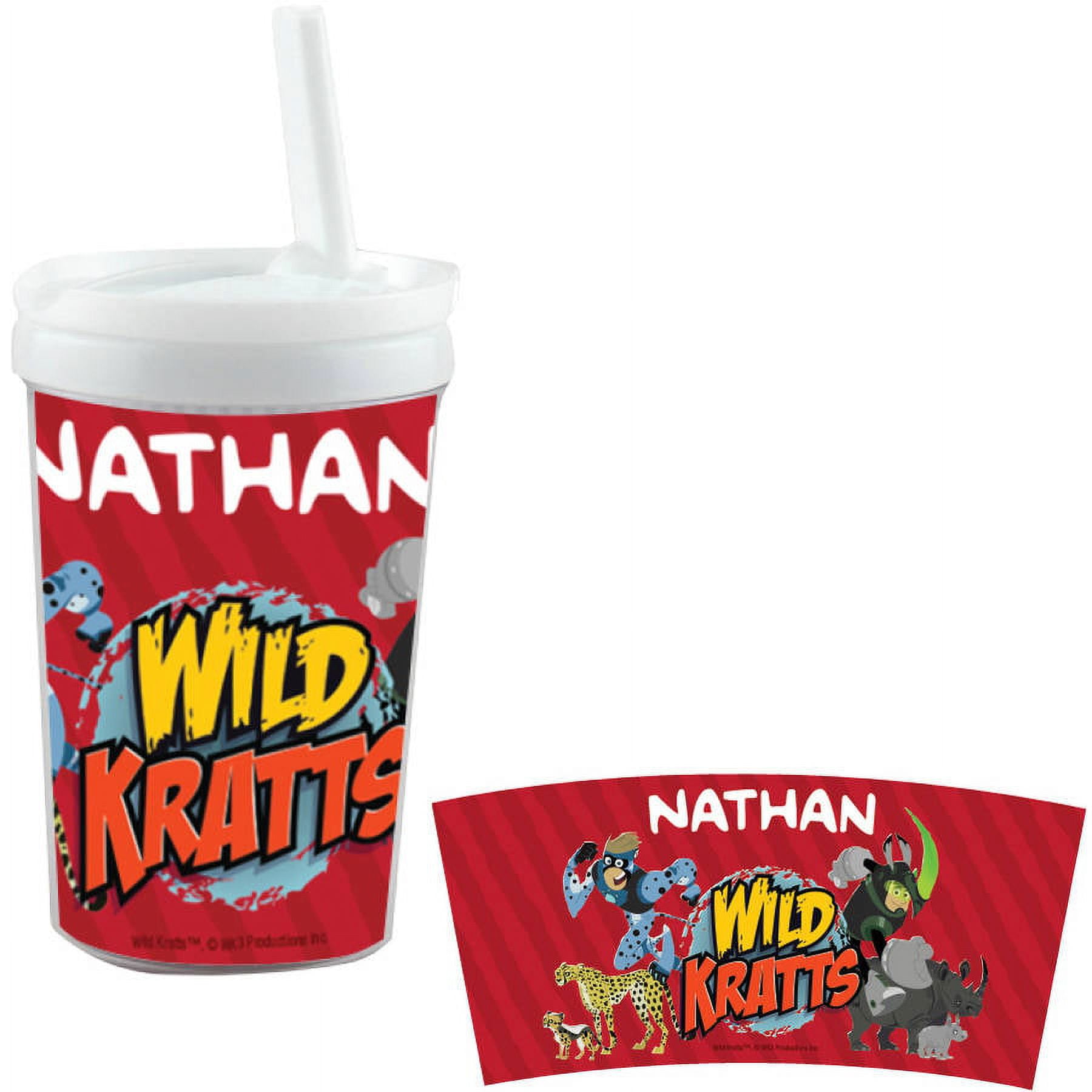 Personalized Wild Kratts Creature White Sippy Cup