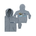 Personalized Wild Kratts Howlin' Around Boys' Gray Zip-Up Hoodie