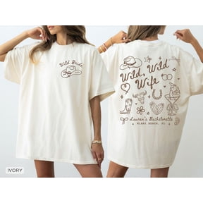 Personalized Wild Wild Wife Bachelorette Shirt Custom Last Rodeo Bridal Party Tshirt Austi
