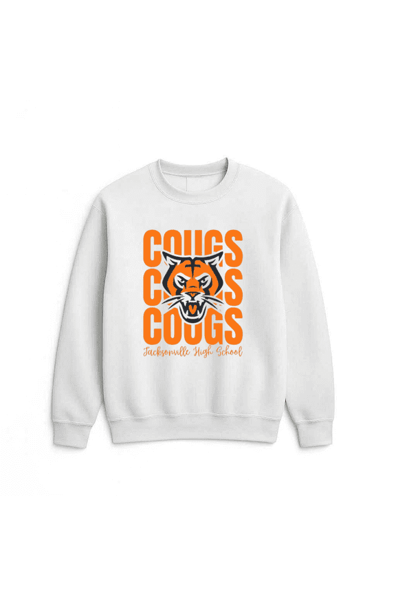 Personalized Wildcat School Spirit Custom Team Sweatshirt, for men & women, up to size 5XL