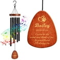 thumbnail image 1 of Personalized Wind Chimes for Outside,  Sympathy Pet Memorial Wind Chimes 25.5 Inch,  Garden Patio for Loss of Dog Cat Puppy Bereavement Gift, 1 of 10