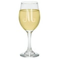 thumbnail image 1 of Personalized Wine Glasses - Script Initial Set of 4, 1 of 1