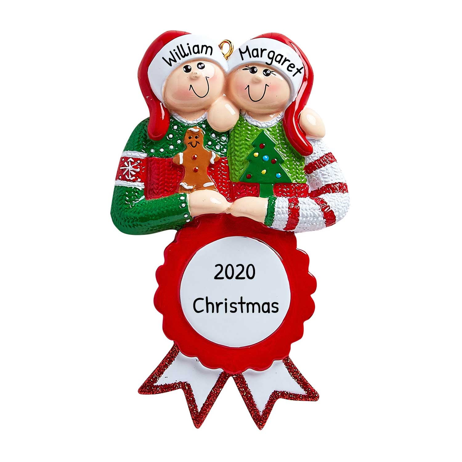 Personalized Winner Couple Competition 2024 Keepsake Ornaments Our