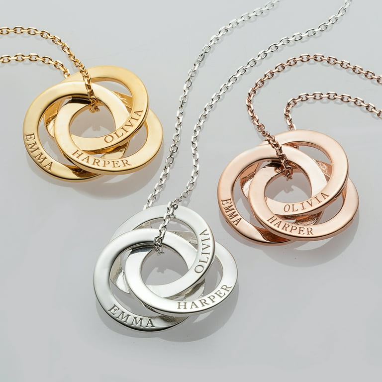 Brass 18k Rose Gold V Shape Chain Pendant For Women