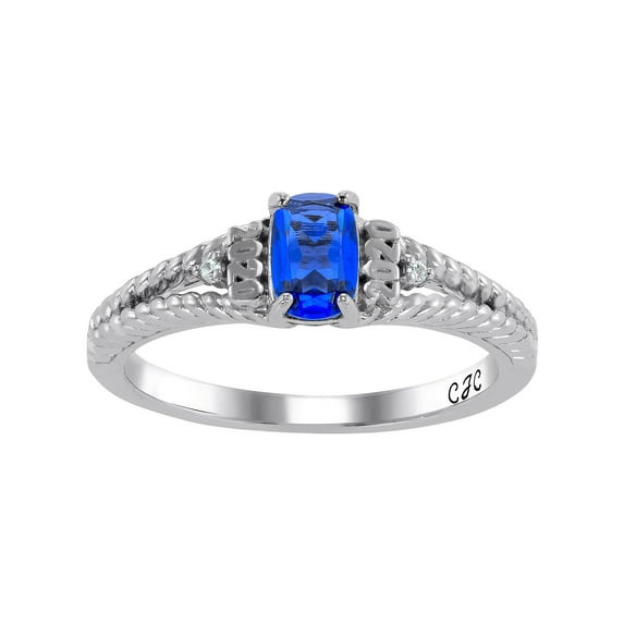 Personalized Women's Lilla Class Ring available in Valadium, Silver Plus, 10k Yellow and White Gold