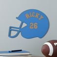 thumbnail image 1 of Personalized Wood Football Helmet Plaque, 1 of 4