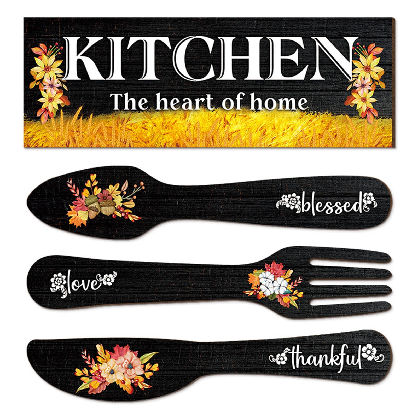 Personalized Wood Signs Scene Directions Wood Signs Pantry Kitchen Wall