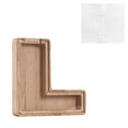 thumbnail image 1 of Personalized Wooden Alphabet Letter Money Box, Custom Name Deposit Bank with Transparent Acrylic Cover, Handcrafted Eco-Friendly Saving Bank for Home Decor or Gift, 1 of 5