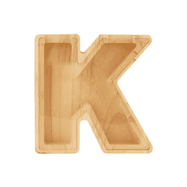 Personalized Wooden Letter Piggy Bank–Custom Handmade Coin Bank for Kids, Boys, Girls, and Adults, Modern Money Saving Bank, Decorative Wooden Toy for Birthday or Holiday Gifts
